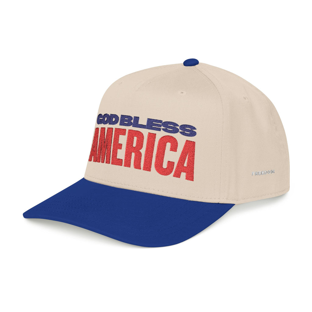 GOD BLESS AMERICA Mid Profile Baseball Cap